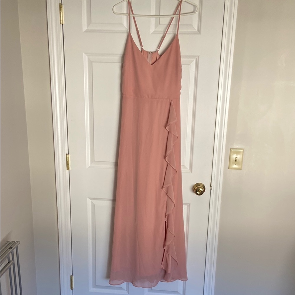 Birdy Grey Pink Maxi Sundress for Wedding Guest